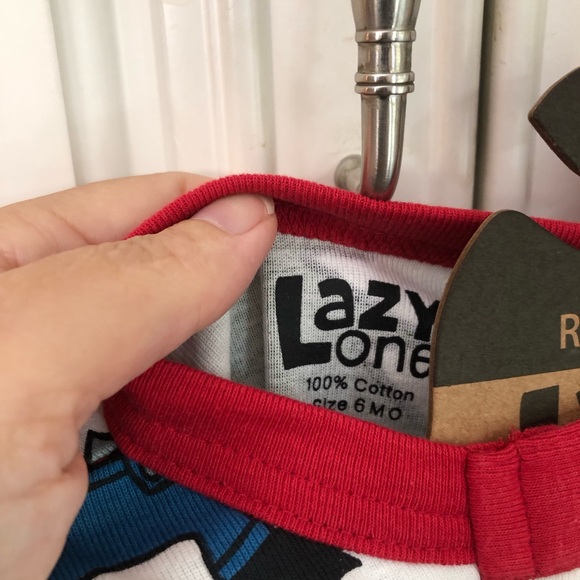 NWT LAZY One Sawing Logs Infant Romper - Picture 10 of 11